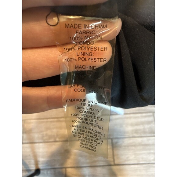 Seamline Cynthia Steffe Cocktail Dress 6 Black Lace - Picture 8 of 8